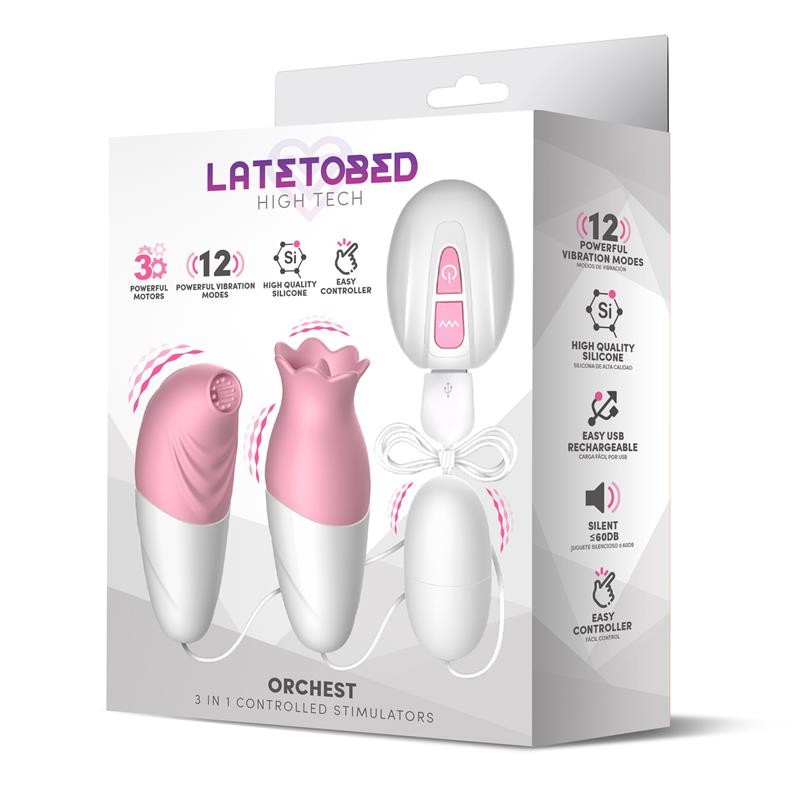 Клиторальный стимулятор Orchest 3 In 1 Controlled Stimulator. Артикул: IXI65464