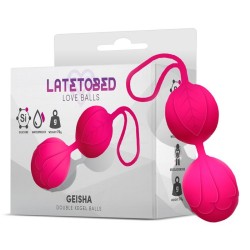 ����������� ������ Geisha Double Kegel Balls Rose Red