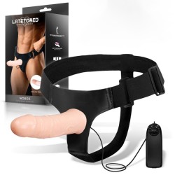 ������� � ��������� Wobox Detachable Strap-On Hollow Dildo Vibration Remote Control