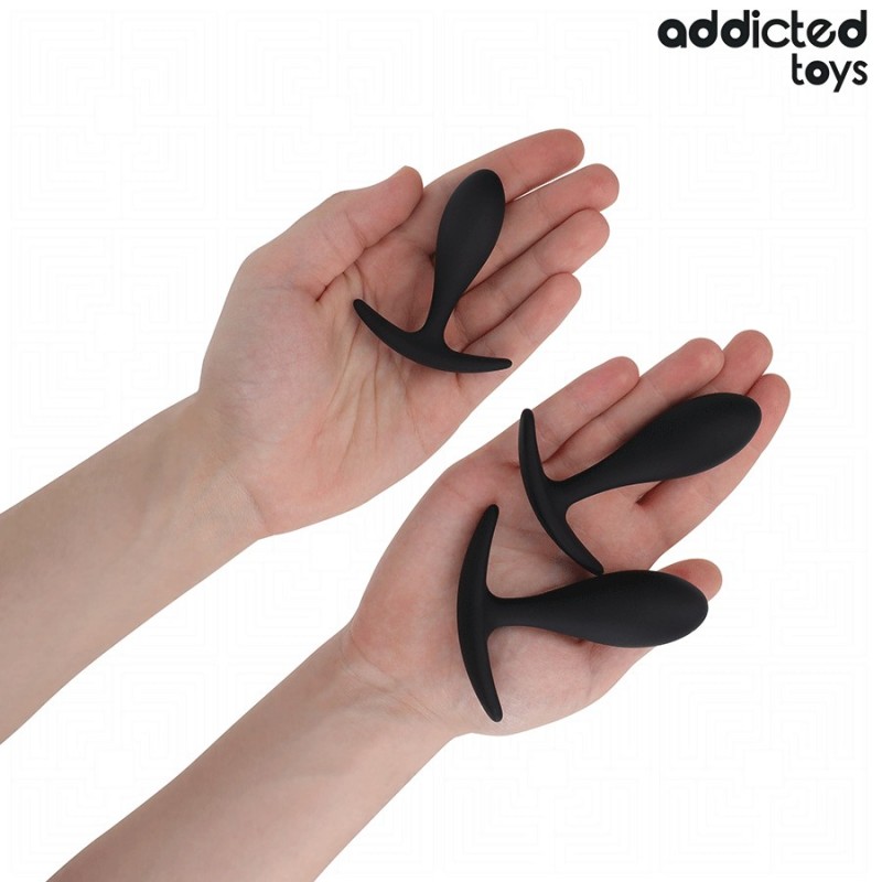 Набор анальных пробок Set Of 3 Anal Plug Silicone Model 2. Артикул: IXI65477