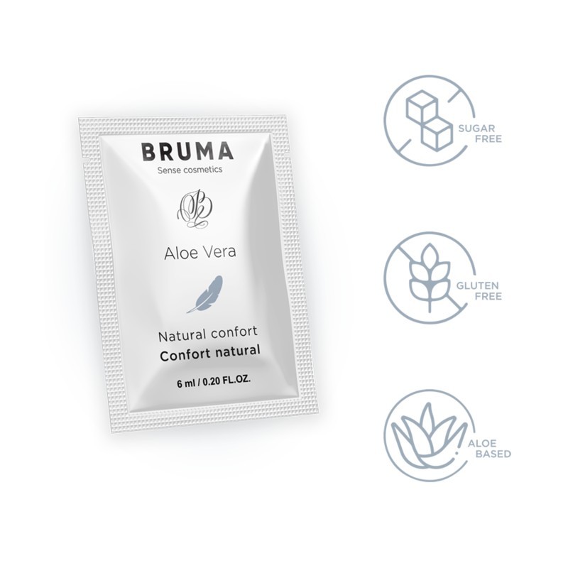 Лубрикант Bruma Aloe Vera Sliding Gel Natural Confort, 6мл. Артикул: IXI65544