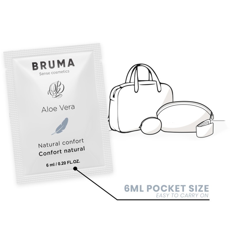 Лубрикант Bruma Aloe Vera Sliding Gel Natural Confort, 6мл. Артикул: IXI65544