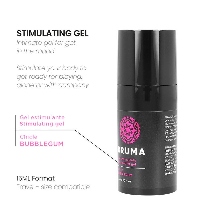 Гель для секса Bruma Bubblegum Flavor Intensifying Balm, 15мл. Артикул: IXI65554