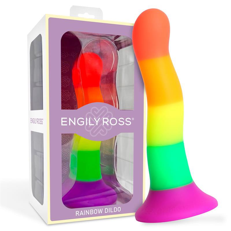 Фаллоимитатор на присоске Dildo Rainbow Color Lgbt. Артикул: IXI65591