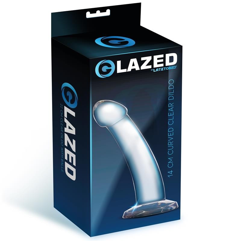 Фаллоимитатор на присоске Curved Dildo Crystal. Артикул: IXI65617