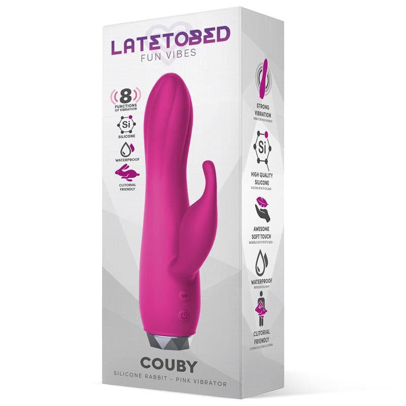 Вибратор для женщин Couby Silicone Rabbit Vibrator Pink. Артикул: IXI65620
