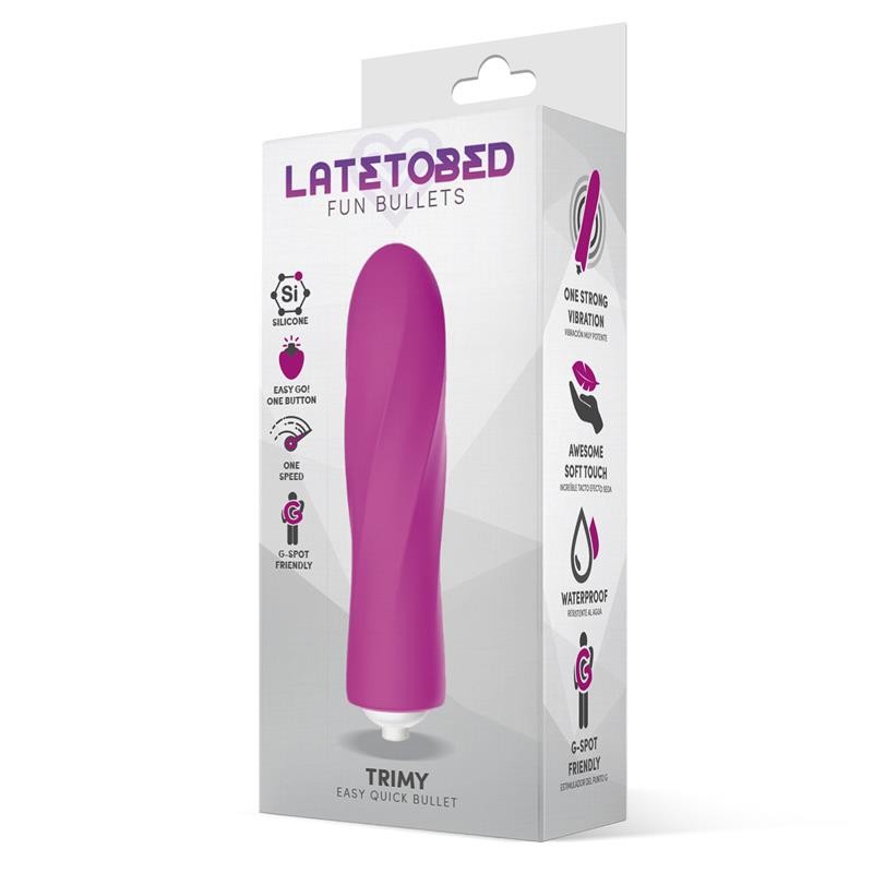 Мини вибратор для женщин Trimy Easy Quick Vibrating Bullet Silicone Pink. Артикул: IXI65626