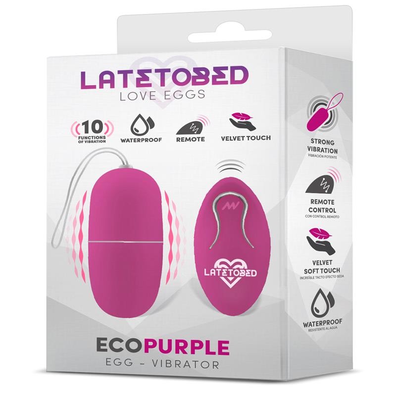 Вибро яйцо для женщин Ecopurple Vibrating Egg Remote Control. Артикул: IXI65627