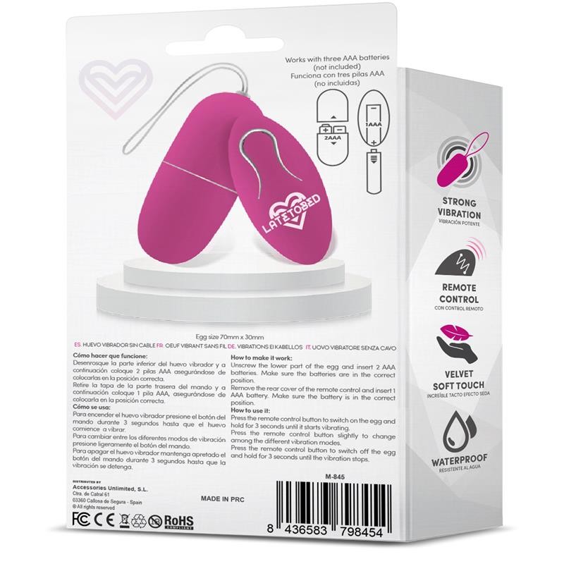 Вибро яйцо для женщин Ecopurple Vibrating Egg Remote Control. Артикул: IXI65627