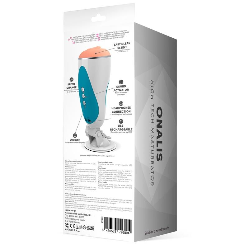 Мастурбатор для мужчин Onalis High Tech Masturbator Moan Vibrator System. Артикул: IXI65631
