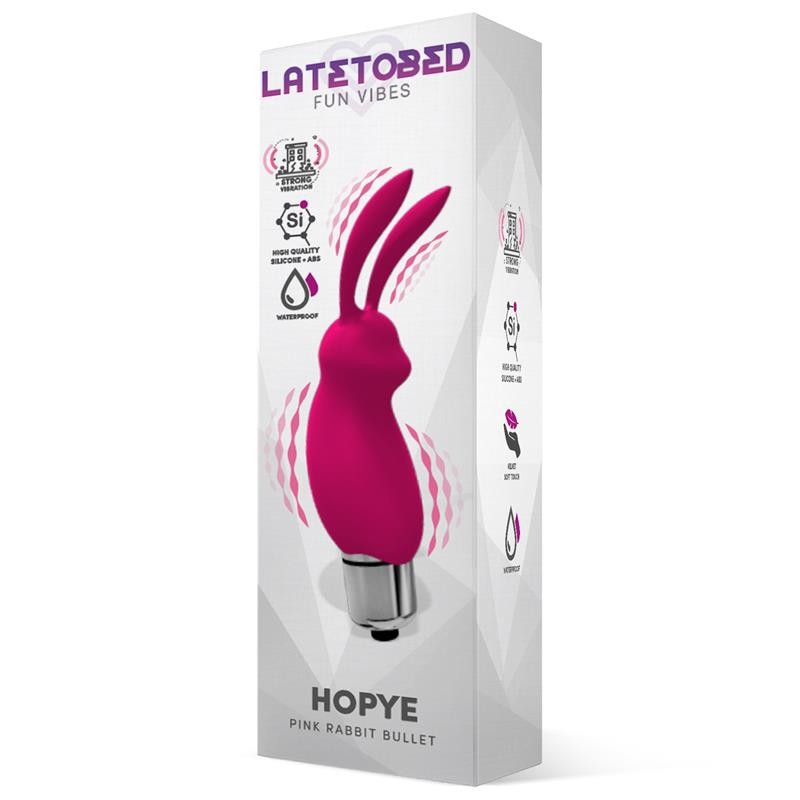 Мини вибратор Hopye Rabbit Vibrating Bullet Silicone Pink. Артикул: IXI65635