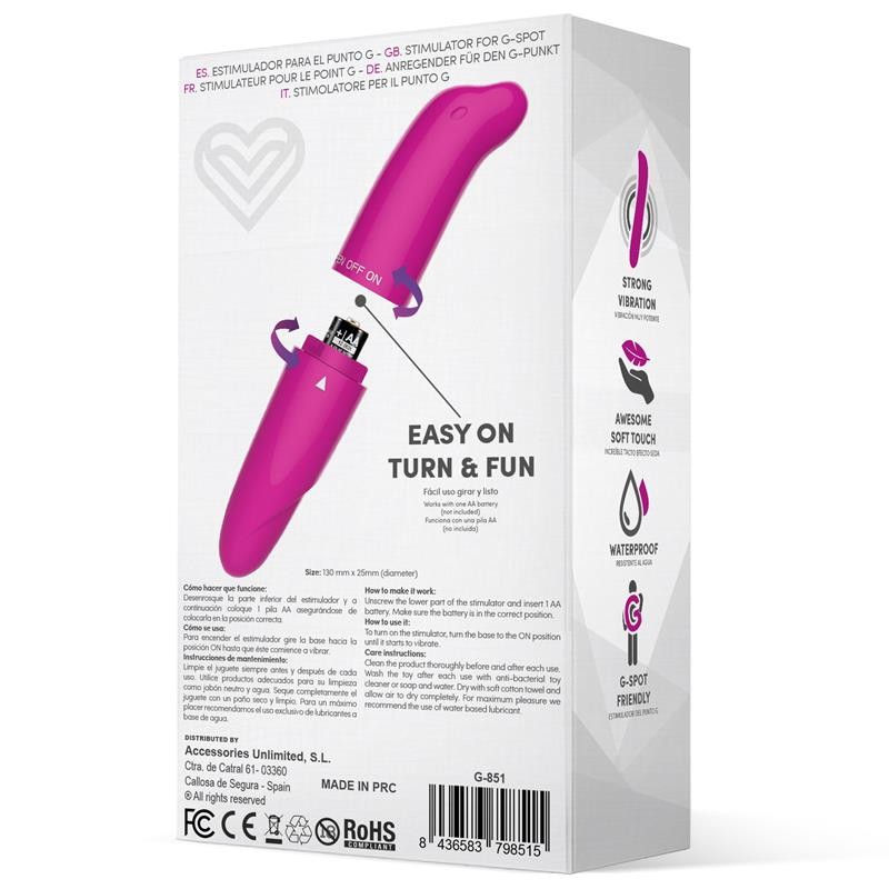 Мини вибратор Morton Easy Quick Stimulator Pink. Артикул: IXI65641