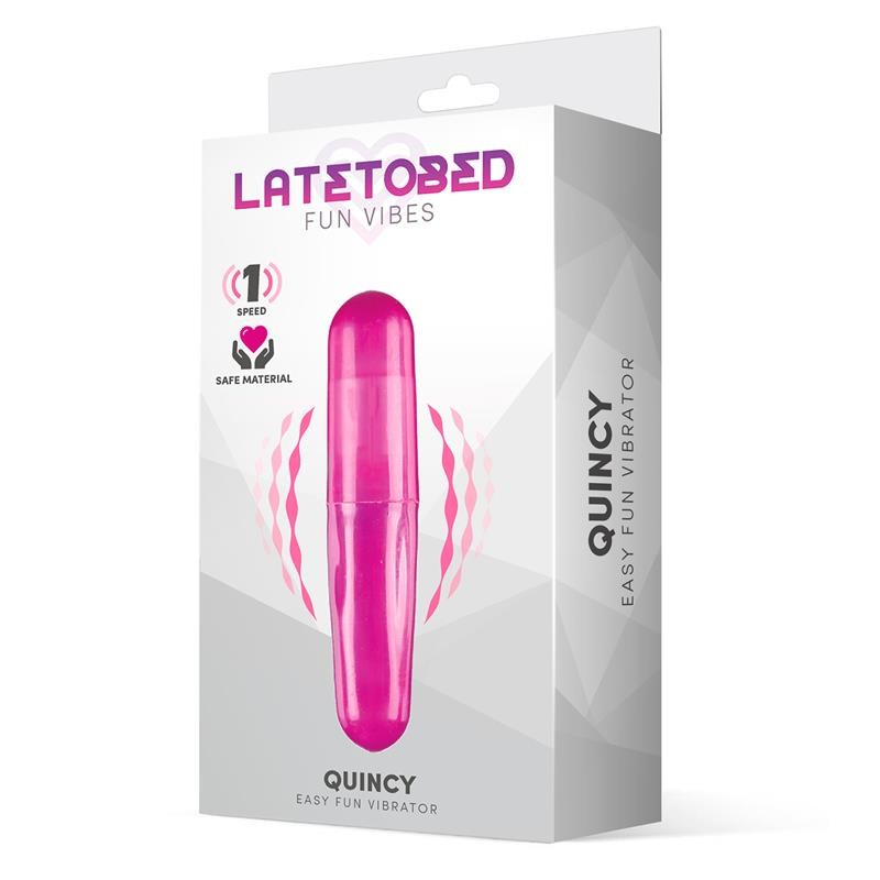 Мини вибратор Quincy Easy Fun Vibrating Bullet Pink. Артикул: IXI65644