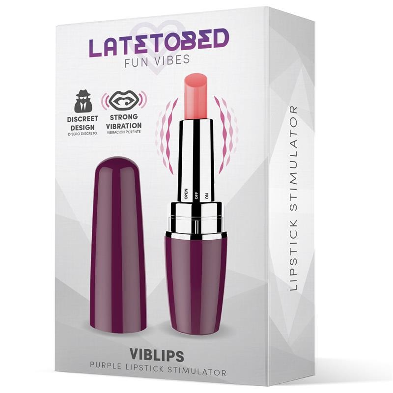Мини вибратор Viblips Lipstick Stimulator Purple. Артикул: IXI65655