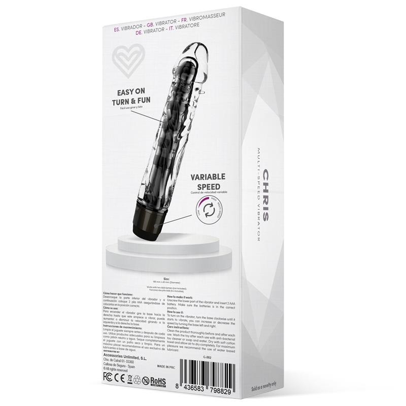 Вибратор для женщин Chris Multi-speed Vibe Black. Артикул: IXI65661