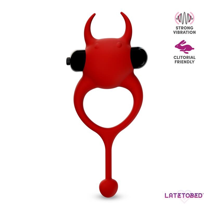Насадка на пенис Hornvyl Vibrating Bullet Devil. Артикул: IXI65662