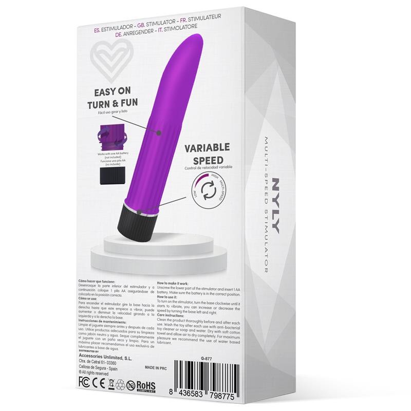 Мини вибратор Nyly Multi-speed Stimulator Purple. Артикул: IXI65683