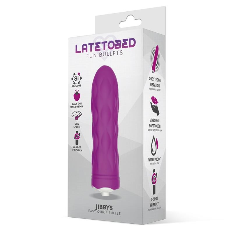 Мини вибратор для женщин Jibbys Easy Quick Vibrating Bullet Silicone Purple. Артикул: IXI65685