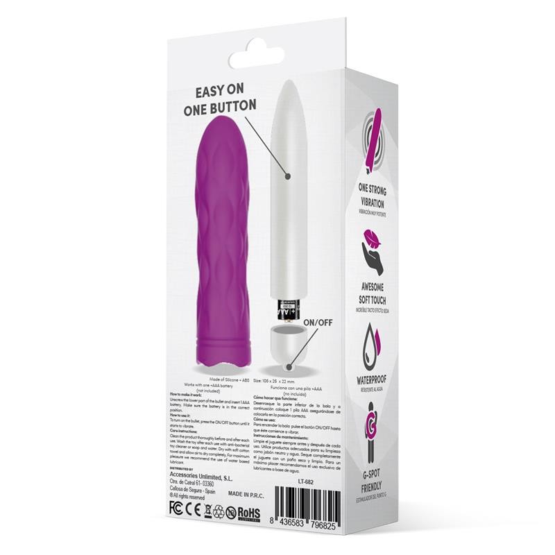 Мини вибратор для женщин Jibbys Easy Quick Vibrating Bullet Silicone Purple. Артикул: IXI65685