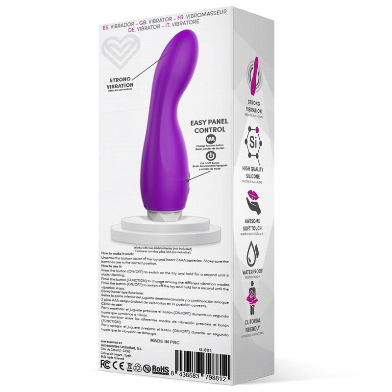 Вибратор для женщин Douby Vibe Silicone Purple. Артикул: IXI65687
