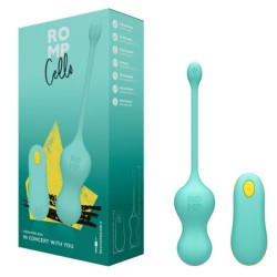 Cello Multifunction Vibrating Egg Turquoise Vaginal Balls
