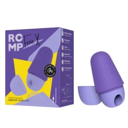Free X Clitoral Stimulator Lid 10 Levels Rechargeable Purple
