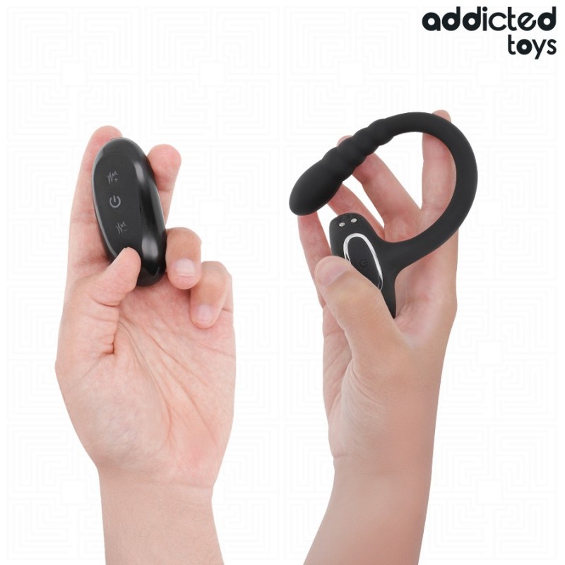 Многофункциональная насадка на пенис P-Spot Vibrating Cock Ring Remote Control. Артикул: IXI65782