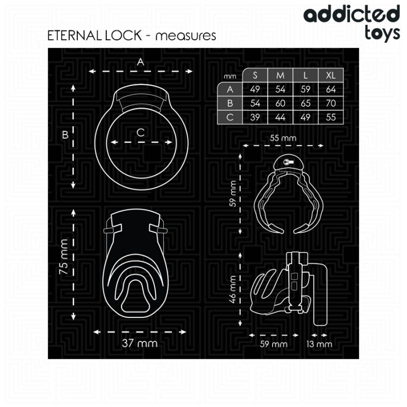 Locked Eternal Lock Penis Cage. Артикул: IXI65815