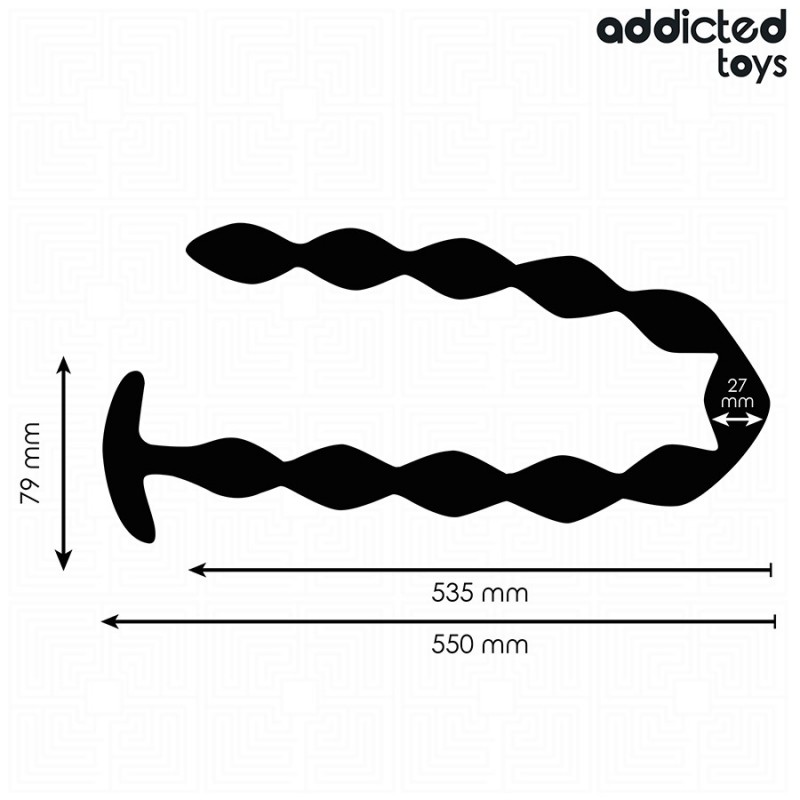 Анальный стимулятор бусы Extra Long Silicone Anal Plug. Артикул: IXI65826