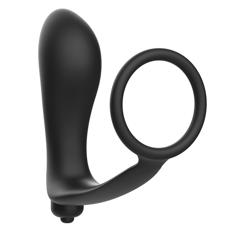 Массажер просаты с кольцом Vibratory Anal Plug Penis Ring. Артикул: IXI65832