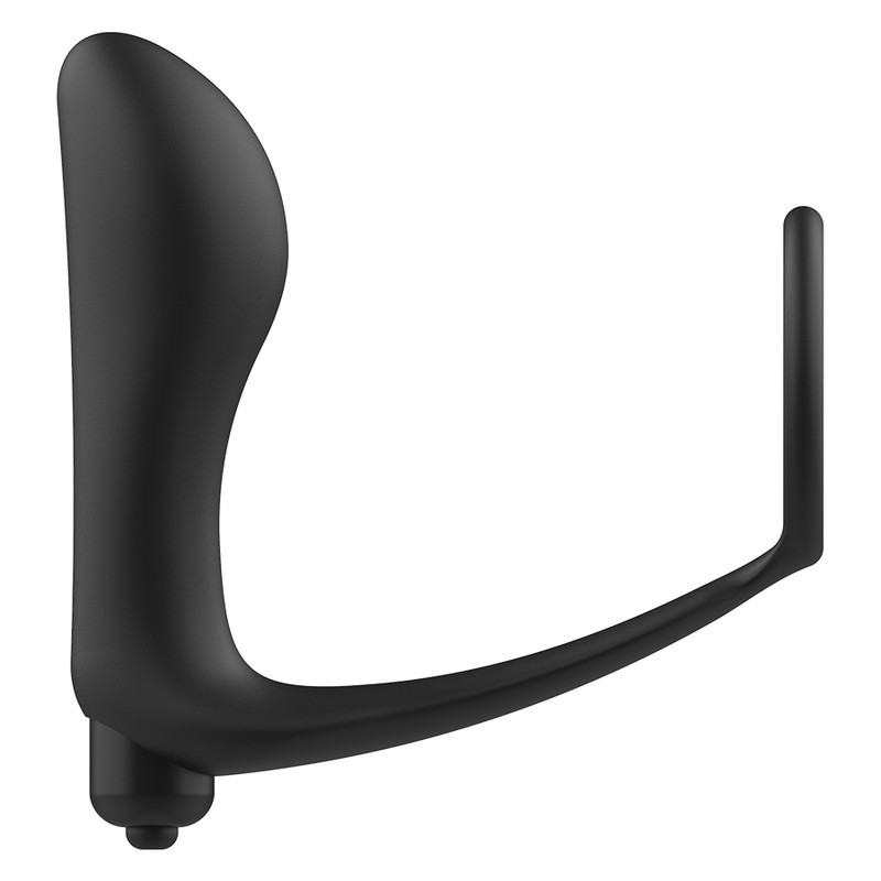 Массажер просаты с кольцом Vibratory Anal Plug Penis Ring. Артикул: IXI65832