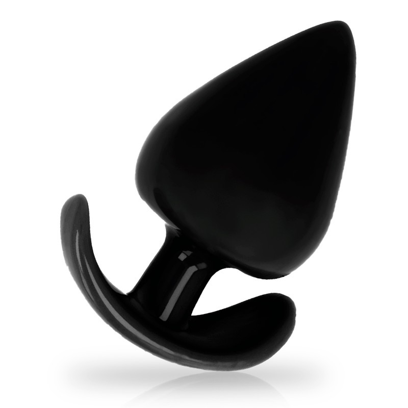 Крупная анальная пробка с ограничителем Anal Plug Black. Артикул: IXI65849