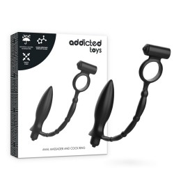 �������� ������ � ����������� ������� Anal Plug Vibratory Ring