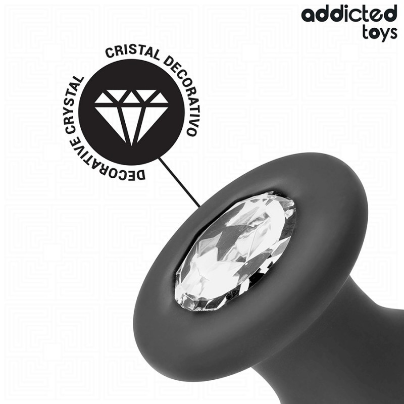Анальная пробка с камушком Anal Plug Jewel Silicone. Артикул: IXI65857