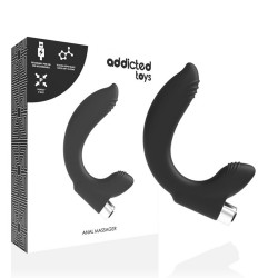 Prostatic Vibrator Rechargeable Model 7 Black Prostate Massager