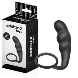 Prostate Massager Anal Plug Ring Silicone Model 4