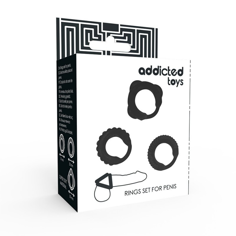 Набор эрекционных колец C-Ring Set For Penis. Артикул: IXI65888