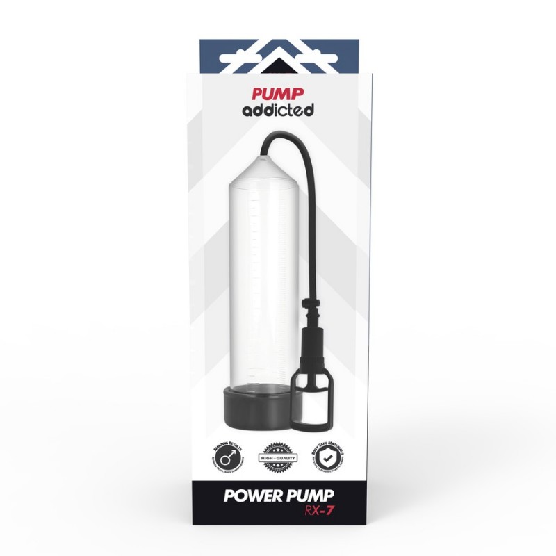 Вакуумная помпа для мужчин Pump Addicted Rx7 Transparent. Артикул: IXI65890