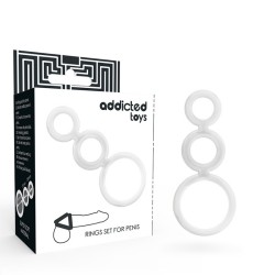 ����������� ������ ������� Addicted Toys Rings Set For Penis