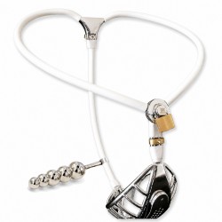 ���� �������� � �������� ������� Invisible Chastity Belt Anal Plug