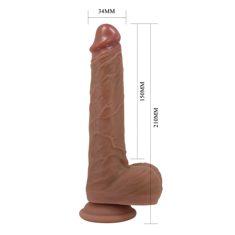 Вибратор на присоске с пультом управления Jonathan Super Soft Silicone. Артикул: IXI65979