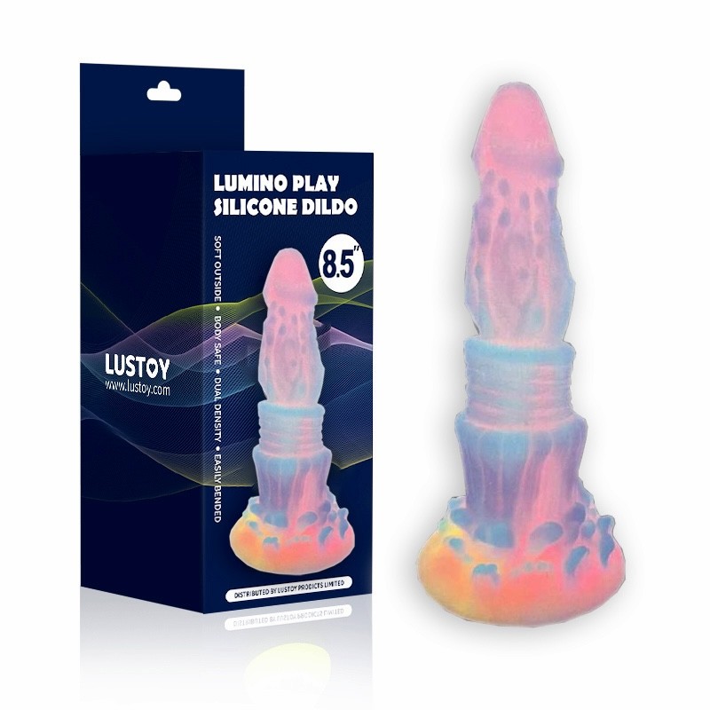 Светящийся фаллоимитатор на присоске Luminous Silicone Dildo 8.5. Артикул: IXI66014