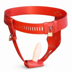 ������� ���������� ���������� Relieving Nature Chastity Belt Anal Plug