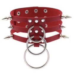 ������� ����� � ������������ �������� �� ��� Neck �ollar Spikes Rings