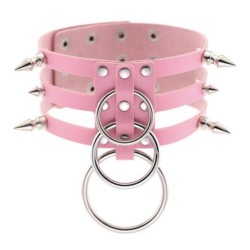 ������� ����� � ������������ �������� �� ��� Neck �ollar Spikes Rings