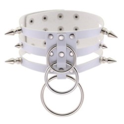 ������� ����� � ������������ �������� �� ��� Neck �ollar Spikes Rings