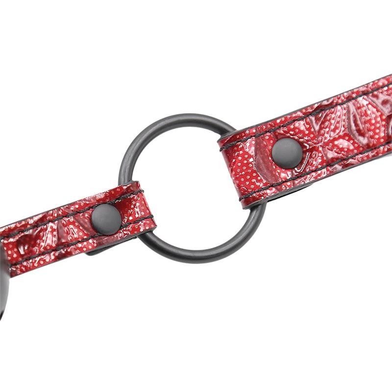 Кляп с шариком Breathable Gag Ball Diamond Vegan Leather. Артикул: IXI66253