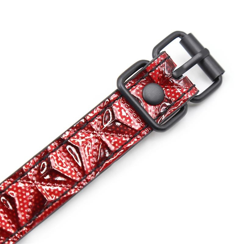 Кляп с шариком Breathable Gag Ball Diamond Vegan Leather. Артикул: IXI66253