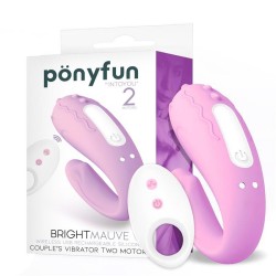 �������� ��� ��� Brightmauve Couples Vibrator Two Motors Remote Control