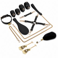 ����� ��� ������� ��� � �������� Bondage Gear Leather Set